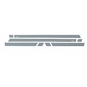 Putco Rocker Panel Molding - Stainless Steel Black - 9751275BP