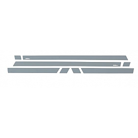 Putco Rocker Panel Molding - Stainless Steel Black - 9751275BP