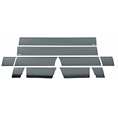 Putco Rocker Panel Molding - Stainless Steel Black - 9751411BP