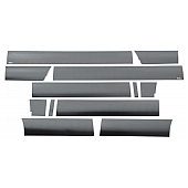Putco Rocker Panel Molding - Stainless Steel Black - 9751417BP