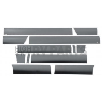 Putco Rocker Panel Molding - Stainless Steel Black - 9751417BP