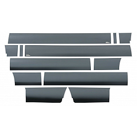 Putco Rocker Panel Molding - Stainless Steel Black - 9751418BP