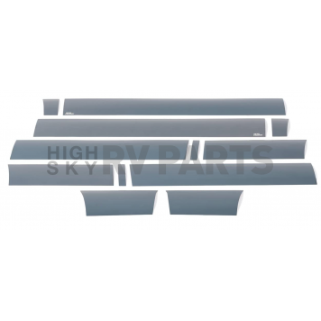Putco Rocker Panel Molding - Stainless Steel Black - 9751425BP