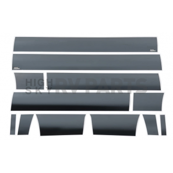 Putco Rocker Panel Molding - Stainless Steel Black - 9751426BP
