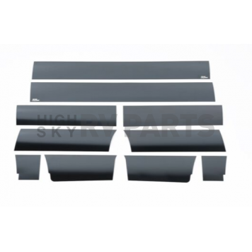 Putco Rocker Panel Molding - Stainless Steel Black - 9751431BP