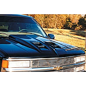 Reflexxion Hood Scoop Grille Insert - Bare Plastic - RAK167