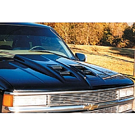 Reflexxion Hood Scoop Grille Insert - Bare Plastic - RAK167
