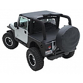 Smittybilt Air Deflector - Fabric Black Diamond - 90235