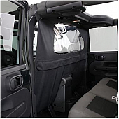 Smittybilt Air Deflector - Fabric Black Diamond - 90335