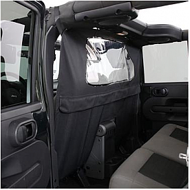 Smittybilt Air Deflector - Fabric Black Diamond - 90335