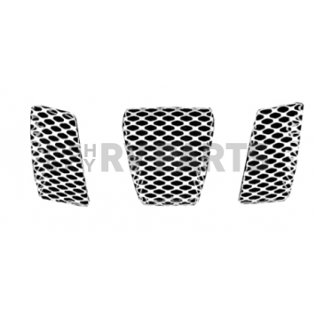 Street Scene Grille Insert - Mesh Steel Black Chrome - 95076994