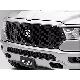 T-Rex Truck Products Grille Insert - Honeycomb  Black Powder Coated Steel - 7711221BR