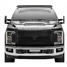 T-Rex Truck Products Grille Insert - Honeycomb  Black Powder Coated Steel - 7715371BR