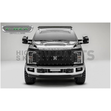T-Rex Truck Products Grille Insert - Honeycomb  Black Powder Coated Steel - 7715471