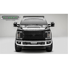 T-Rex Truck Products Grille Insert - Honeycomb  Black Powder Coated Steel - 7715471BR