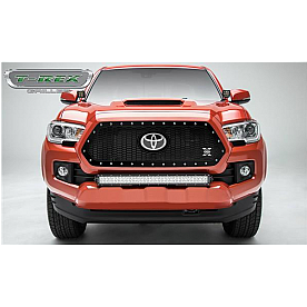 T-Rex Truck Products Grille Insert - Honeycomb  Black Powder Coated Steel - 7719511