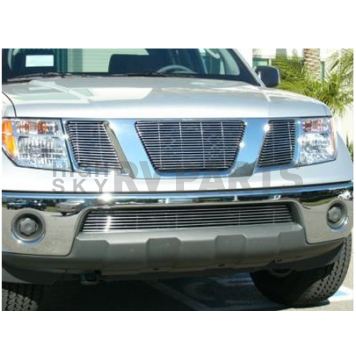 T-Rex Truck Products Grille Insert - Horizontal Bar Trapezoid Black Powder Coated Aluminum - 21760B-1