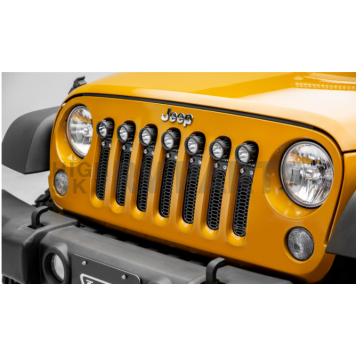 T-Rex Truck Products Grille Insert - Laser Cut Rectangular Black Powder Coated Mild Steel - 7314841-2