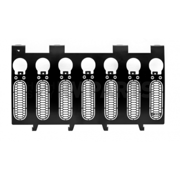 T-Rex Truck Products Grille Insert - Laser Cut Rectangular Black Powder Coated Mild Steel - 7314841-1