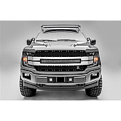 T-Rex Truck Products Grille Insert - Laser Cut Web Pattern Rectangular Black Mesh Aluminum - 6315793