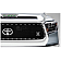 T-Rex Truck Products Grille Insert - Mesh Oval Black Powder Coated Mild Steel - 6719661