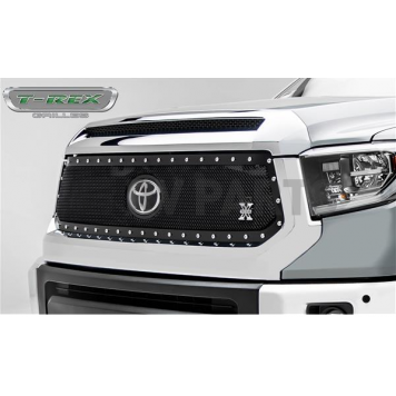 T-Rex Truck Products Grille Insert - Mesh Oval Black Powder Coated Mild Steel - 6719661-2