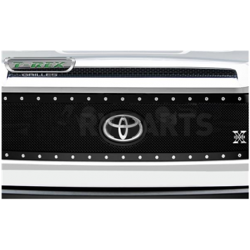 T-Rex Truck Products Grille Insert - Mesh Oval Black Powder Coated Mild Steel - 6719661-3