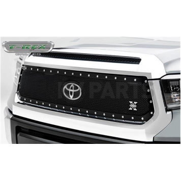 T-Rex Truck Products Grille Insert - Mesh Oval Black Powder Coated Mild Steel - 6719661-5