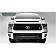 T-Rex Truck Products Grille Insert - Mesh Oval Black Powder Coated Mild Steel - 6719661