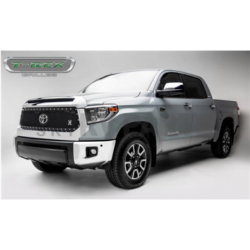 T-Rex Truck Products Grille Insert - Mesh Oval Black Powder Coated Mild Steel - 6719661-4