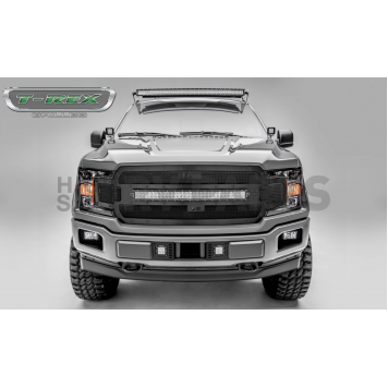 T-Rex Truck Products Grille Insert - Mesh Rectangular Black Powder Coated Steel - 6315751