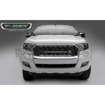 T-Rex Truck Products Grille Insert - Mesh Rectangular Black Powder Coated Steel - 6315761