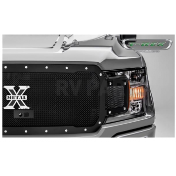 T-Rex Truck Products Grille Insert - Mesh Rectangular Black Powder Coated Steel - 6715791-2