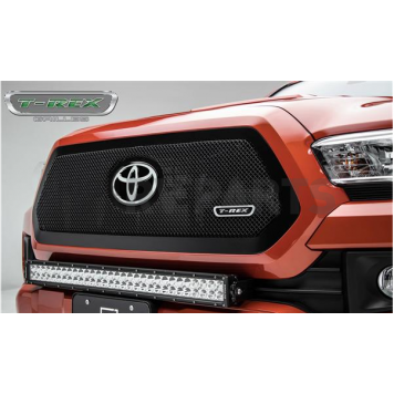 T-Rex Truck Products Grille Insert - Wire Mesh Oval Black Steel - 51951-1