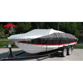 Taylor Made Boat Cover V-Hull Runabout Boat Gray Polyester - 70910