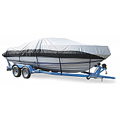 Taylor Made Boat Cover V-Hull Bass Boat Gray Polyester - 70902