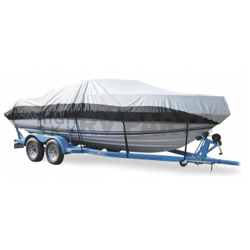Taylor Made Boat Cover V-Hull Runabout Boat Gray Polyester - 70906