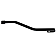 Help! By Dorman WindShield Wiper Arm 21-3/4 Inch Black Single - 42683
