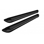 Black Horse Offroad Running Board Aluminum Stationary Black - TRT685