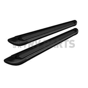 Black Horse Offroad Running Board Aluminum Stationary Black - TRT685