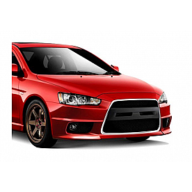 DuraFlex Bumper Cover Plain  Evo X V2 Fiberglass - 109320