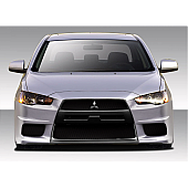 DuraFlex Bumper Cover Plain  Evo X V3 Fiberglass - 109413