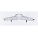 Putco Bumper Grille Insert Hex Pattern Polished Silver Stainless Steel - 82168