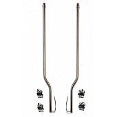 Bores Bumper Guide With LED Amber Marker/ Turn Signal Indicator Tip Set Of 2 - 848222
