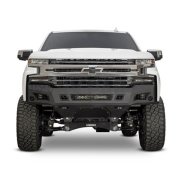 Addictive Desert Designs Front Bumper Honeybadger Powder Coated Steel Black - F447382080103-1
