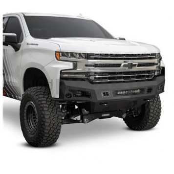 Addictive Desert Designs Front Bumper Honeybadger Powder Coated Steel Black - F447382080103-2