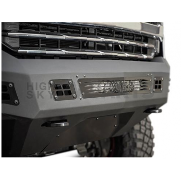 Addictive Desert Designs Front Bumper Honeybadger Powder Coated Steel Black - F447382080103-5