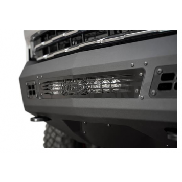 Addictive Desert Designs Front Bumper Honeybadger Powder Coated Steel Black - F447382080103-6