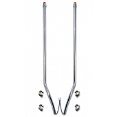 Bores Bumper Guide With LED Amber Marker/ Turn Signal Indicator Tip Set Of 2 - 842311