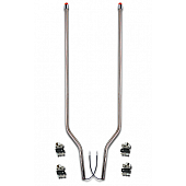 Bores Bumper Guide With LED Amber Marker/ Turn Signal Indicator Tip Set Of 2 - 844220